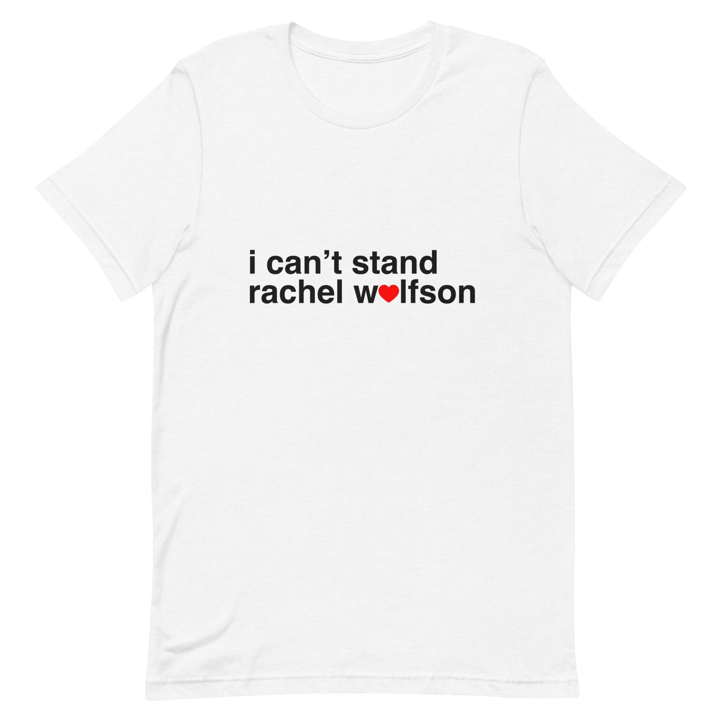 I Can't Stand Tee WHT